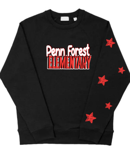 Crewneck Sweatshirt Star Sleeve