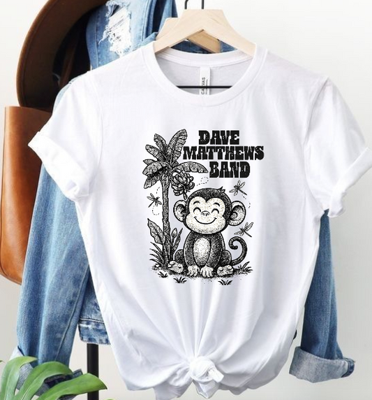 Dave Inspired Short Sleeve White Tshirt